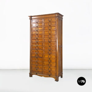 Mobile archivio da ufficio in legno, 1940 ca.