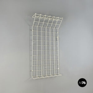 Appendiabiti con cappelliera in metallo, 1970 ca.