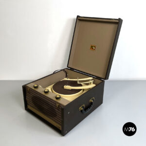 Giradischi a valigetta di His Master Voice, 1950 ca.