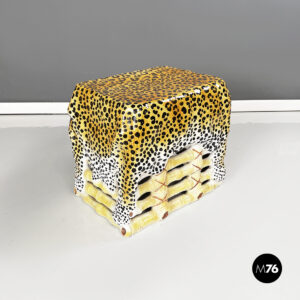 Tavolo da caffè in terracotta smaltata, 1960 ca.