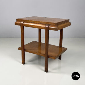 Tavolo da caffè in buxus e legno, 1930-1940 ca.