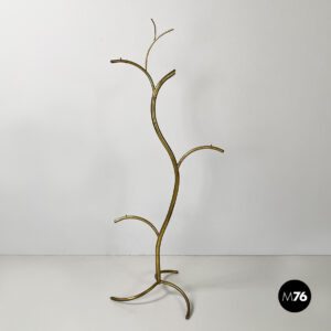 Espositore da terra in ottone, 1950 ca.