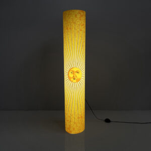 Lampada da terra Sole Piero Fornasetti per Antonangeli Illuminazione, 1990 ca.