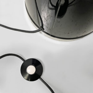 Lampada da terra con sfera in vetro, 1970 ca.