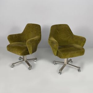 Poltrone da ufficio di Giulio Moscatelli per Formanova, 1970 ca.