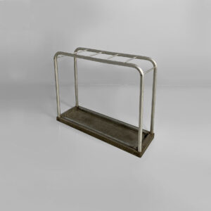 Portaombrelli in alluminio e ferro, 1950 ca.