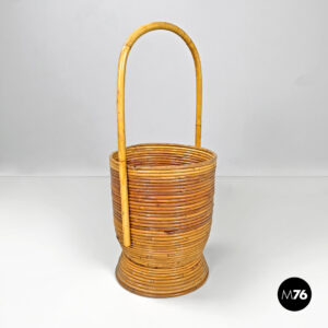 Portaombrelli in rattan, 1960 ca.