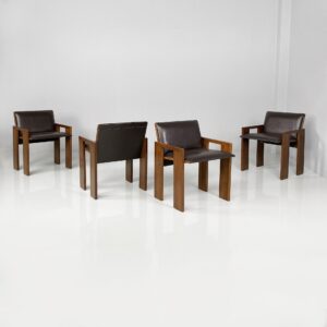 Sedie di Marco Zanuso per Poggi, 1970 ca.