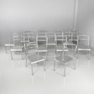 Sedie in alluminio, 1970 ca.