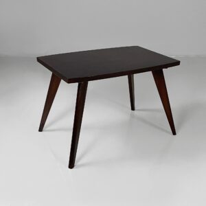 Tavolo da caffè in legno scuro, 1960 ca.