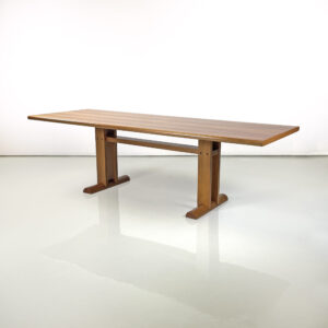 Tavolo da pranzo in legno, 1980 ca.