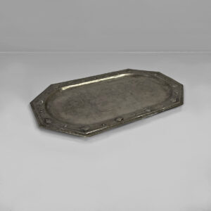 Vassoio in metallo, 1940 ca.